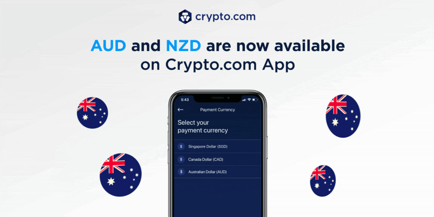 AUD & NZD are now available on Crypto.com App - Crypto News Australia