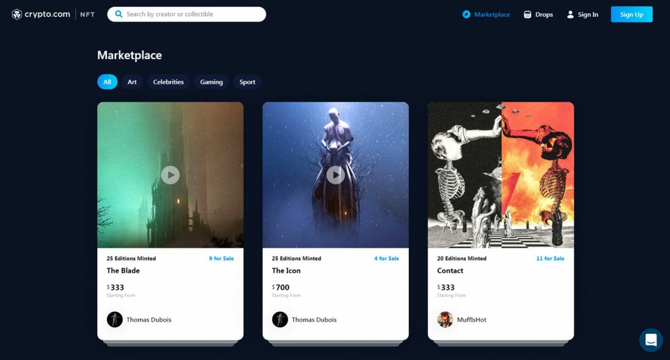 How to Buy, Sell and Transfer NFTs on Crypto.com