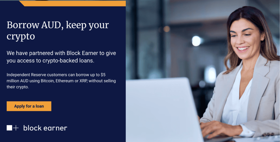 independent reserve crypto loan