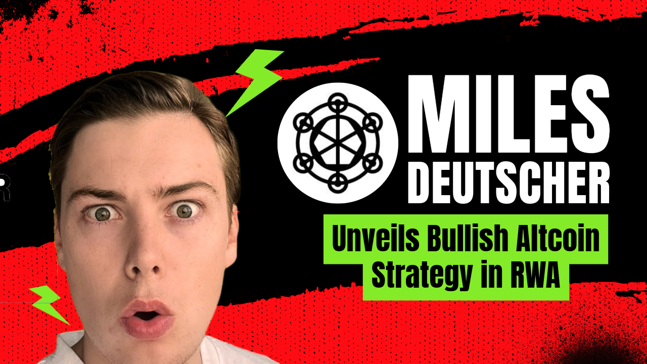Crypto Analyst Miles Deutscher Reveals Bullish RWA Altcoin Play