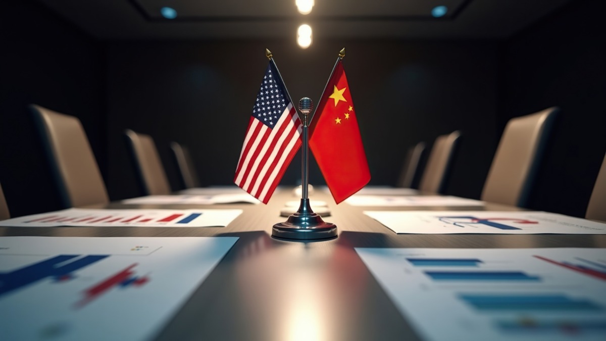 US China trade negotiations, tariffs, business simulation