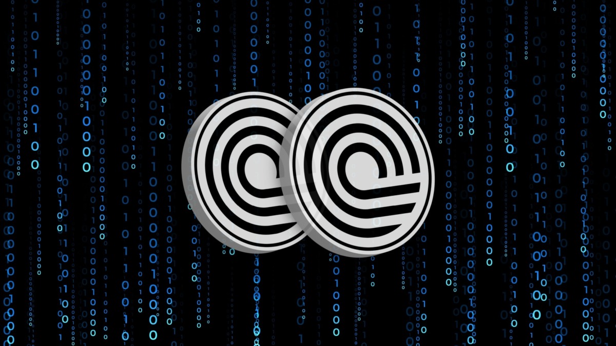ondo virtual currency images on digital background. 3d illustrations.