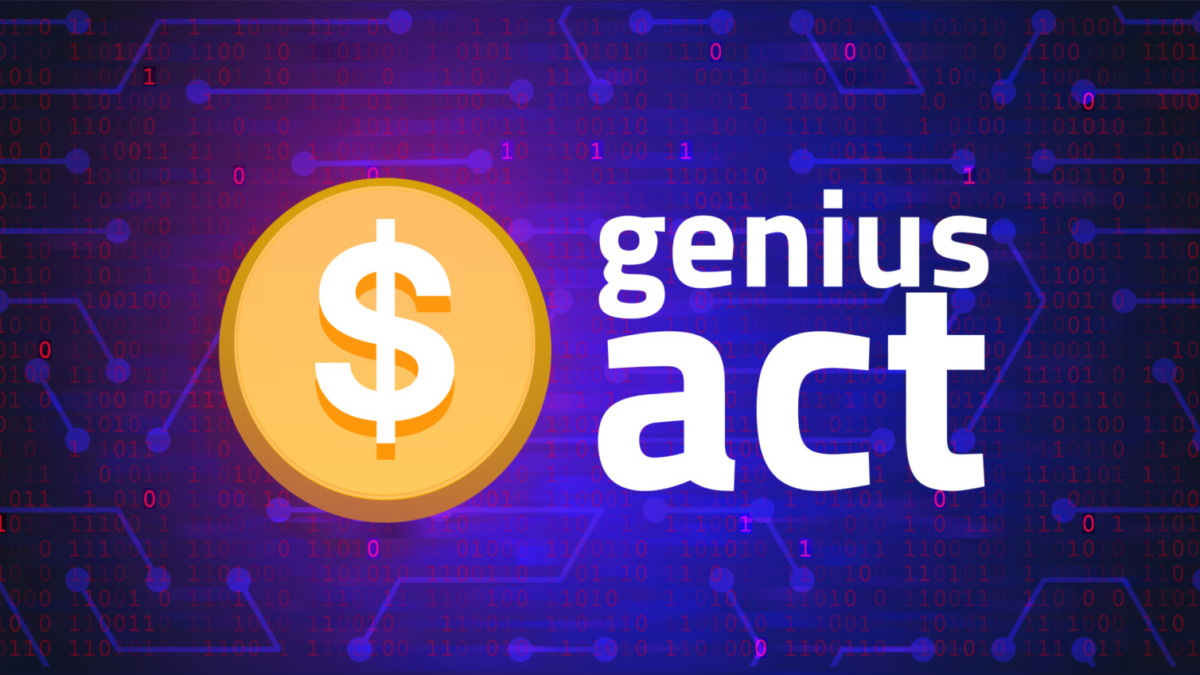 Illustration Representing the GENIUS Act, First US Legislative Bill to Regulate Stablecoins