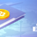 Bitcoin ETF, Exchange traded fund and cryptocurrencies isometric concept. Bitcoin gold coin on the securities folder.