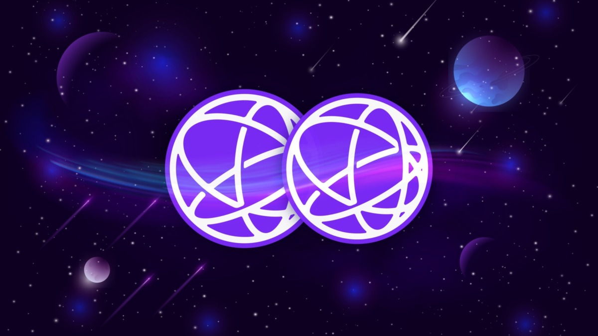 celestia-tia cryptocurrency logos images on digital background. 3d illustrations.