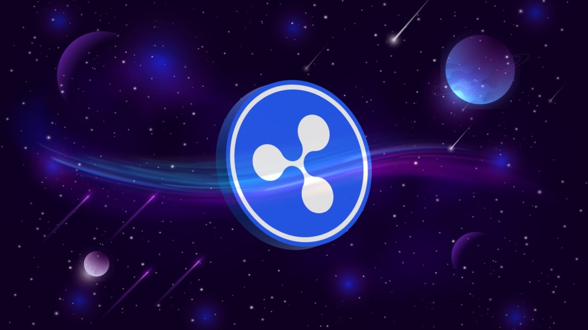 ripple usd-rlusd virtual currency images on digital background. 3d illustrations.