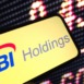 Konskie, Poland - February 25, 2025: SBI Holdings company logo displayed on mobile phone