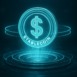 Stablecoin crypto currency blockchain technology finance digital money investment future coin dollar