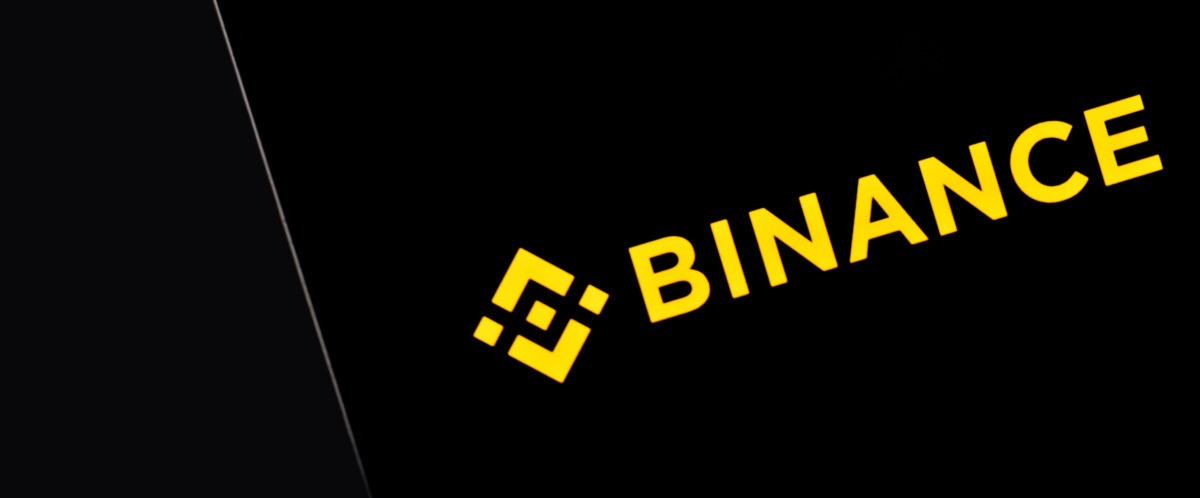 Binance editorial banner. Illustrative banner for news about Binance - a cryptocurrency exchange and a trading platform