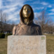 Statue of Satoshi Nakamoto.