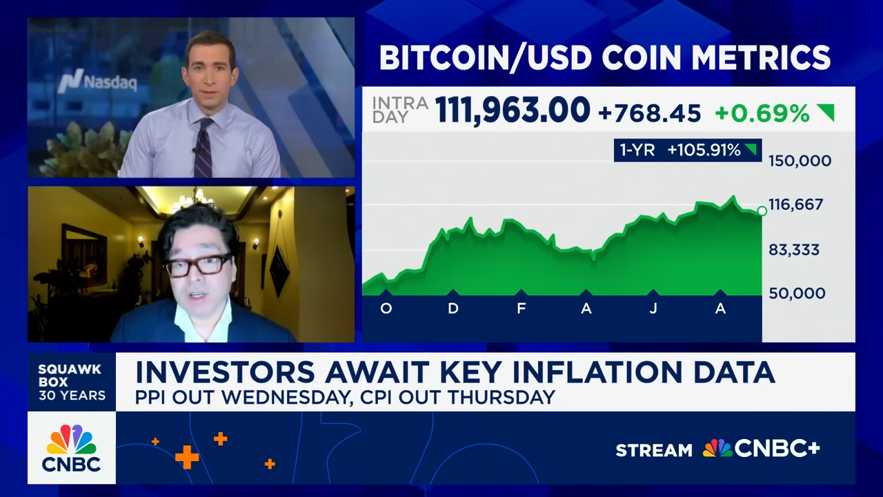 $200K Next Stop for Bitcoin, Fundstrats Tom Lee Says, But Only if FED Cuts  Rates