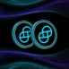 gemini dollar-gusd virtual currency images on digital background. 3d illustrations.