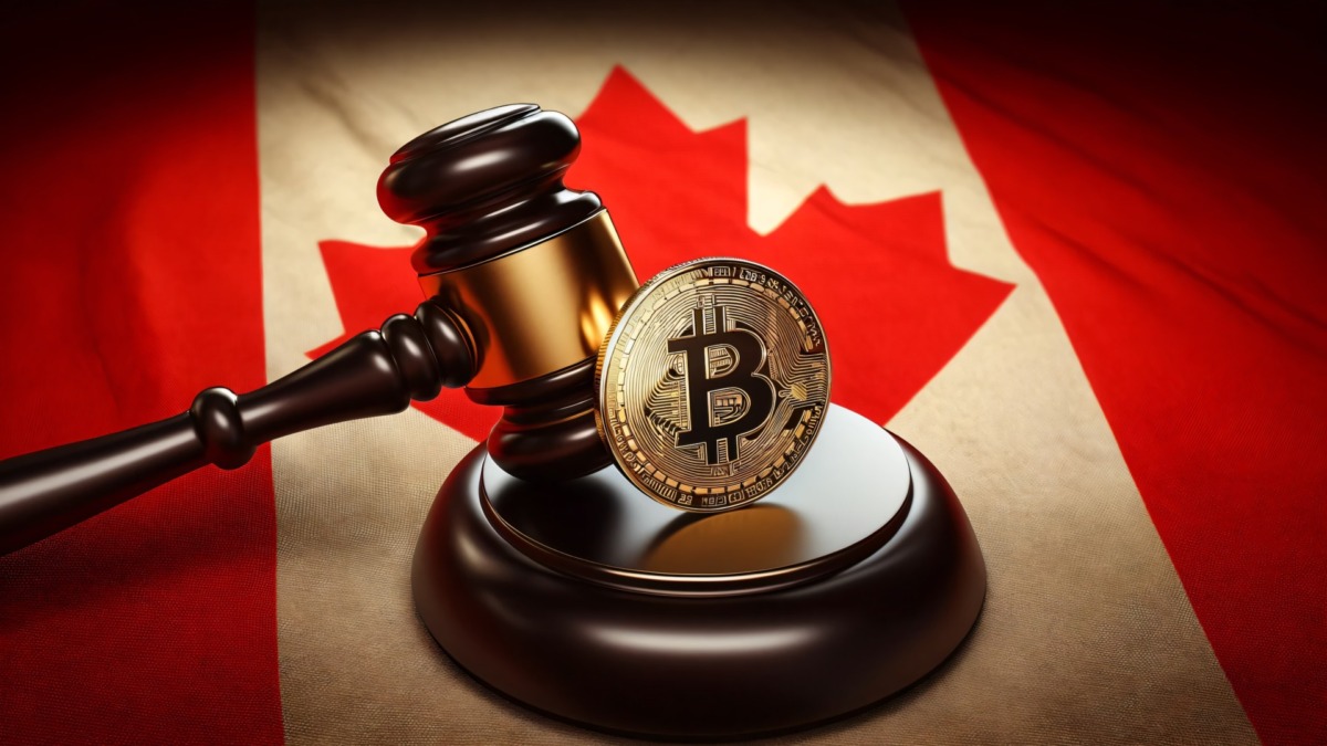 gavel and money Canada, cryptocurrency, Bitcoin, Ethereum, digital currency, blockchain, fintech, Canada regulation, canada crypto laws.