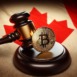 gavel and money Canada, cryptocurrency, Bitcoin, Ethereum, digital currency, blockchain, fintech, Canada regulation, canada crypto laws.