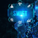 SWIFT. Society for Worldwide Interbank Financial Telecommunications. Financial Banking regulation concept.