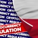 Poland Realistic Fabric Texture Flag, Cryptocurrency Regulation Titlesi 3D Illustration