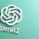 OpenAI is an artificial intelligence AI research company developing ChatGPT, GPT-4 or Dall-E 2. Isolated 3D logo on a surface and copy space