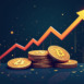 microstrategy buys bitcoins pushes market vector illustrations company dark abstract