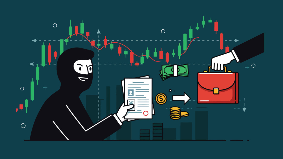 Manipulating market trends via illegal insider trading transactions