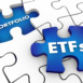 ETFs Exchange Traded Funds Stock Portfolio Puzzle 3d Illustration