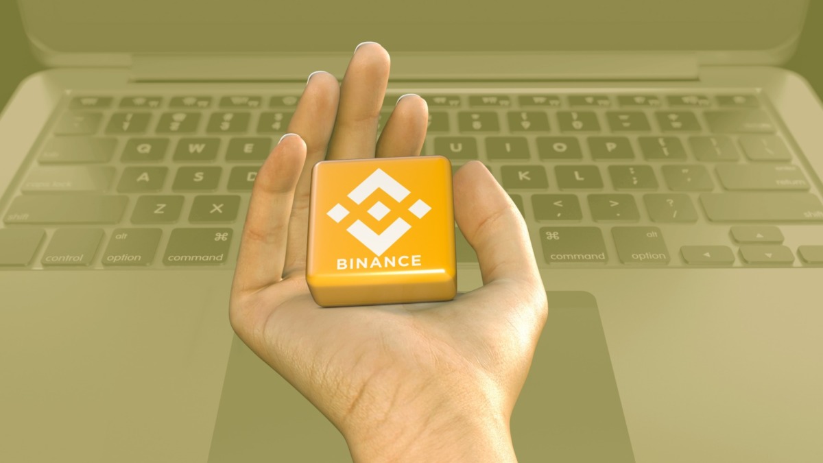 binance, social media background