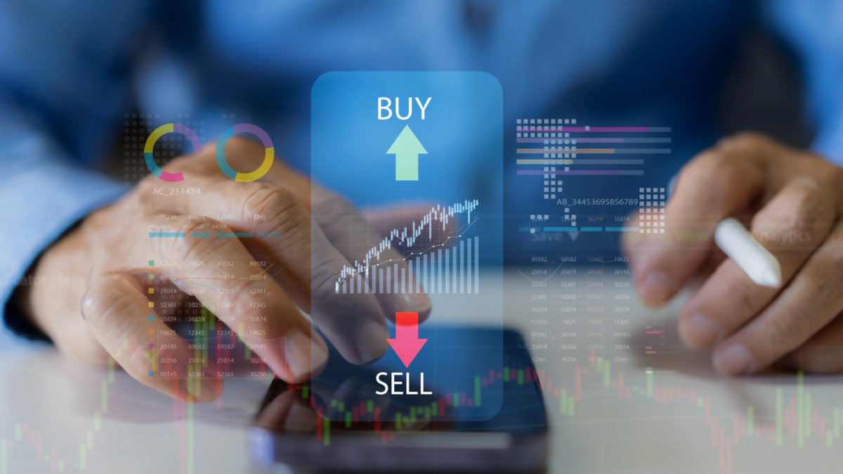 Business people with stock market chart financial trading, online investment, stock exchange analysis, market trends, real-time trading data, forex and crypto trading economic forecasting tool