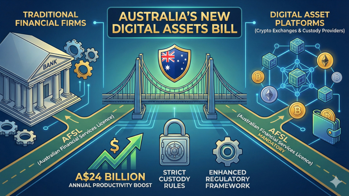 Australia Targets $24B Boost With Tough New Crypto Crackdown