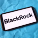 Konskie, Poland - September 07, 2025: BlackRock company logo displayed on mobile phone
