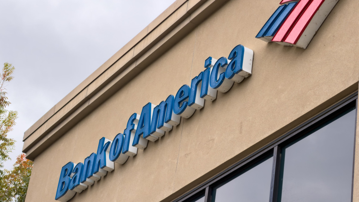 Bank Of America Building Exterior Sign
