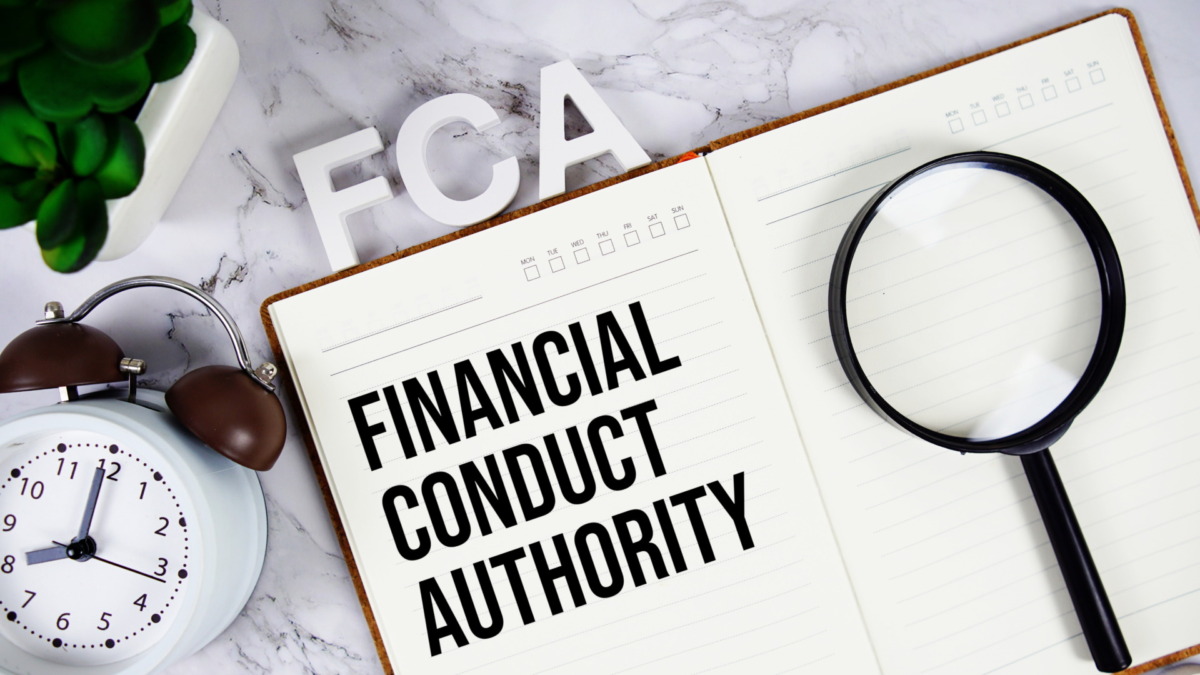 FCA - Financial Conduct Authority acronym on notepad, Business concept background