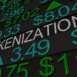 Tokenization Stock Market Transaction Investment Encryption 3d Illustration