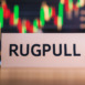 Rugpull or crypto currency fraud scam concept of financial money laundering in online digital currency crypto business