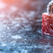 Frozen padlock on icy surface, symbolizing digital asset security or frozen funds.