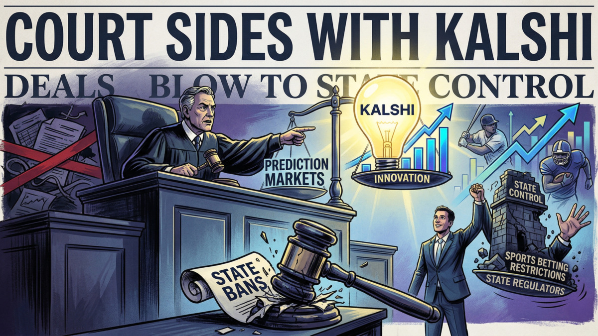 Court Sides With Kalshi, Deals Blow to State Control Over Sports Prediction Markets