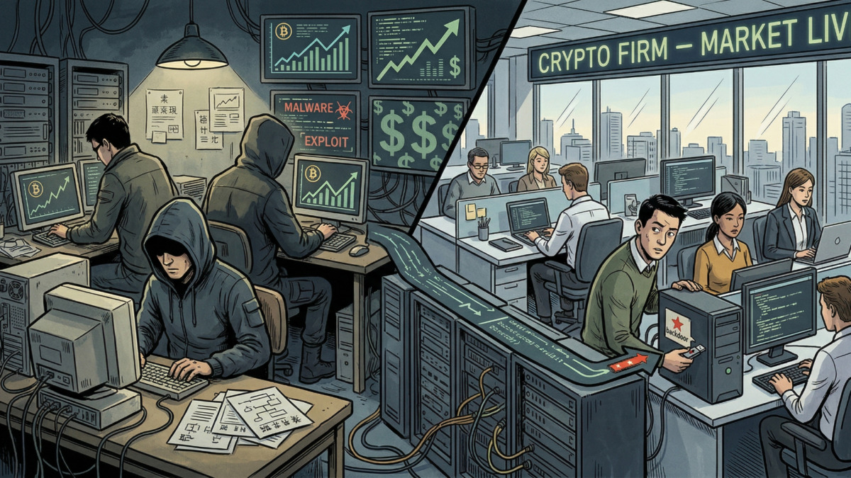 North Korean Fake Dev Ring Nets Millions as Crypto Firms Face Rising Insider Threat