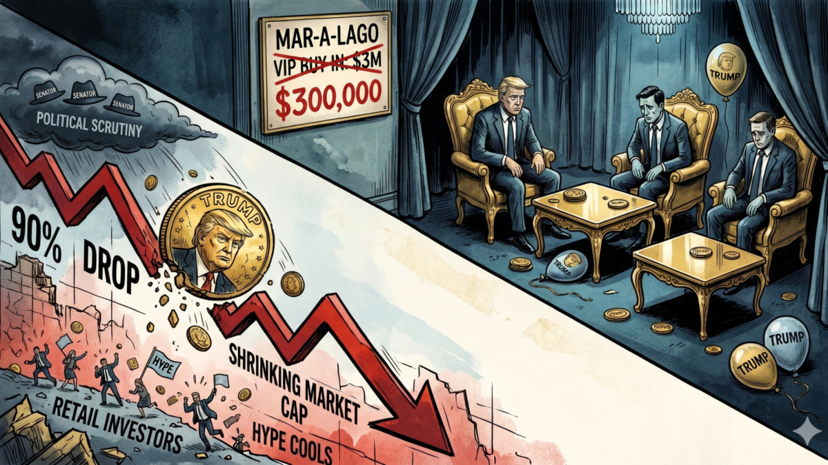 Trump Meme Coin Event Sees 90% Drop in VIP Buy-In as Hype Cools