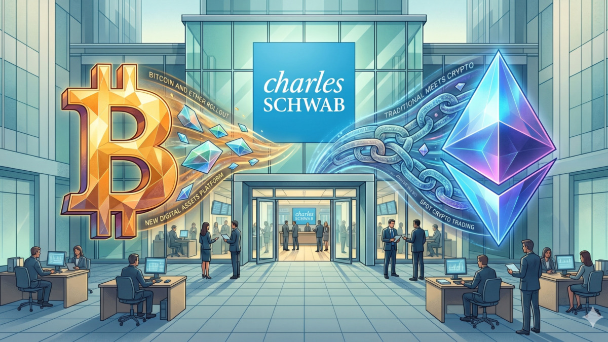 Charles Schwab Enters Crypto Trading With Bitcoin and Ether Rollout