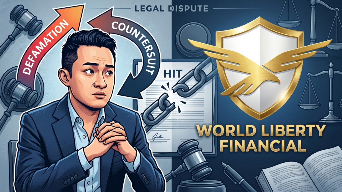 Justin Sun Hit With Defamation Countersuit by Trump-Backed Crypto Firm