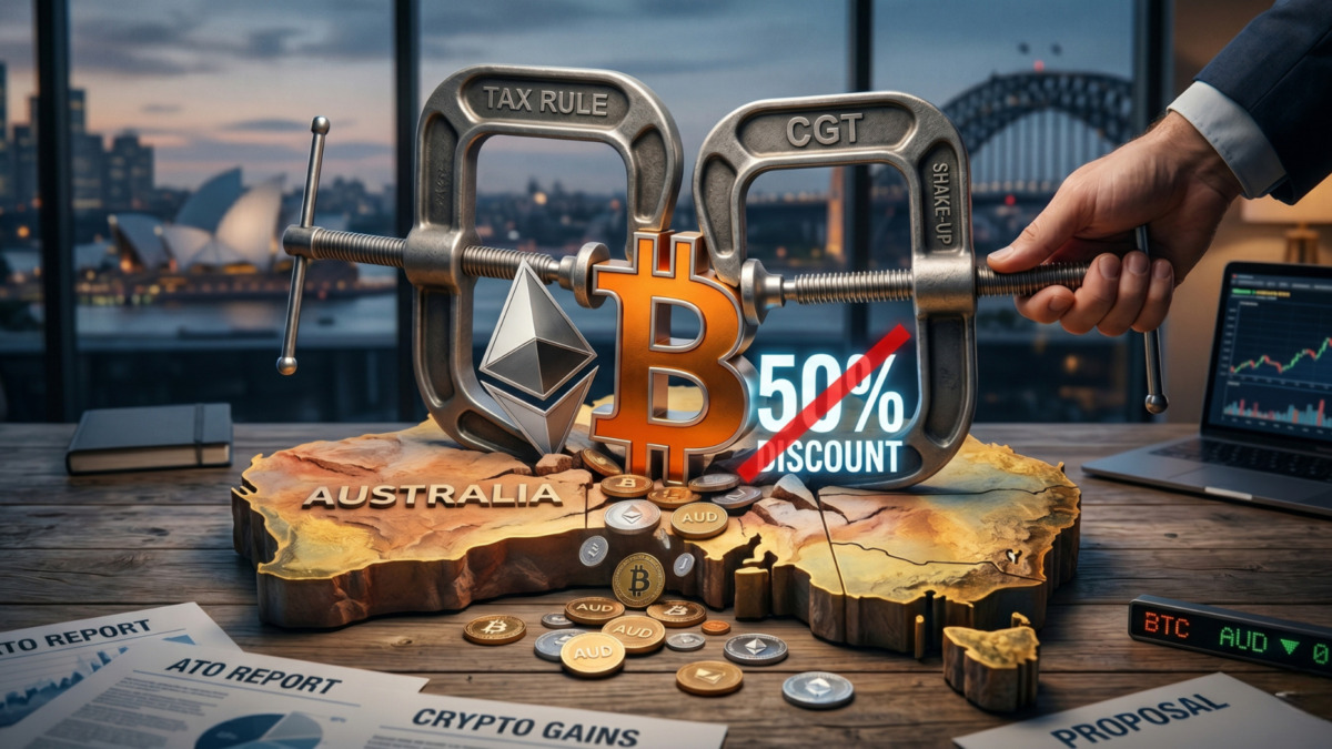Australia Eyes Crypto Tax Shake-Up as CGT Discount Changes Loom