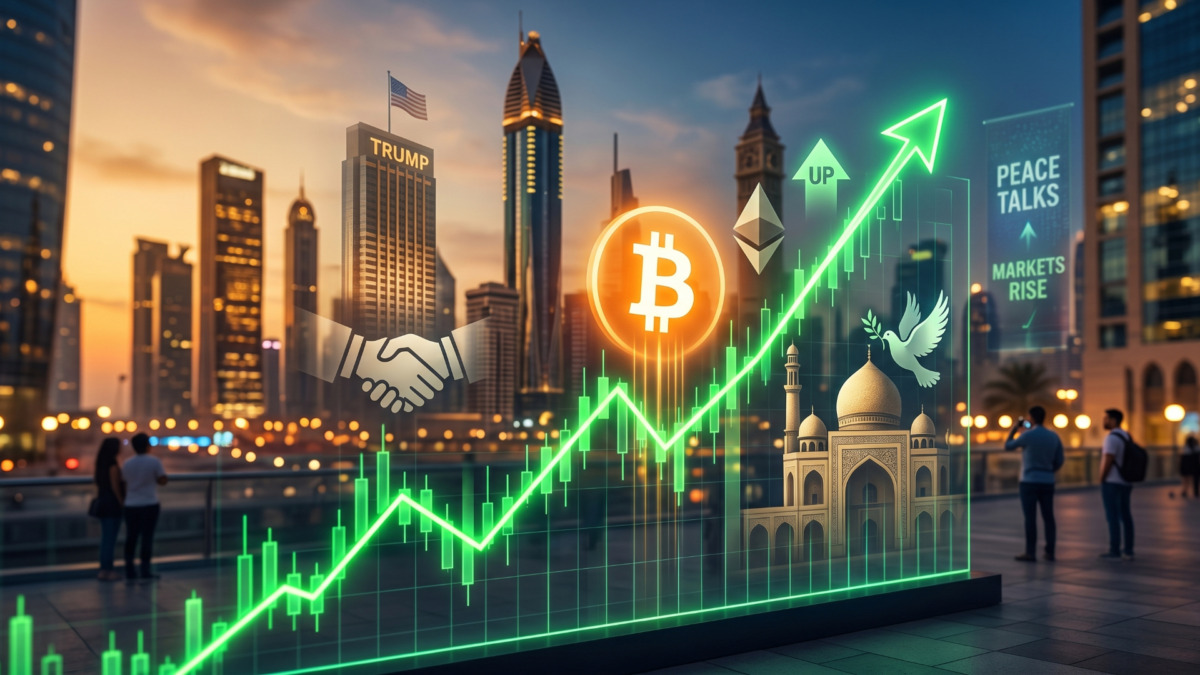 Crypto Markets Bounce Back as Trump Signals Iran Peace Deal Progress