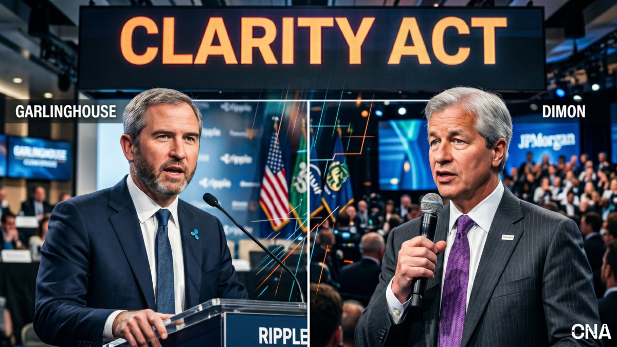 Ripple’s Garlinghouse Calls Out Jamie Dimon Over Crypto Clarity Act Criticism