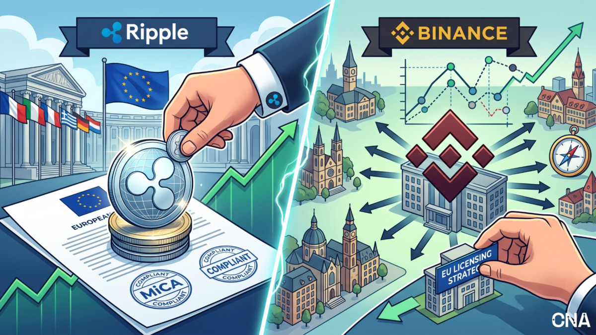 Ripple Wins MiCA Milestone as Binance Shifts EU Licensing Strategy