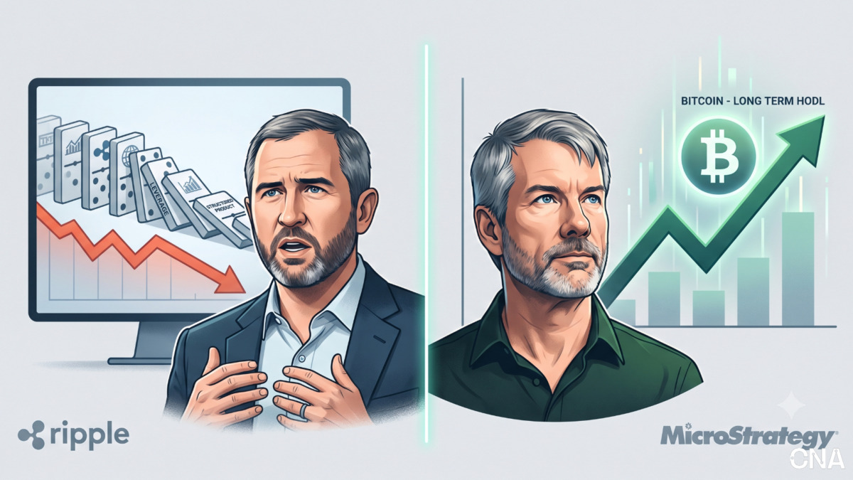 Ripple CEO Says Saylor’s “Financial Engineering” Has Hurt Crypto, Even as Bitcoin Itself Stays a Good Bet