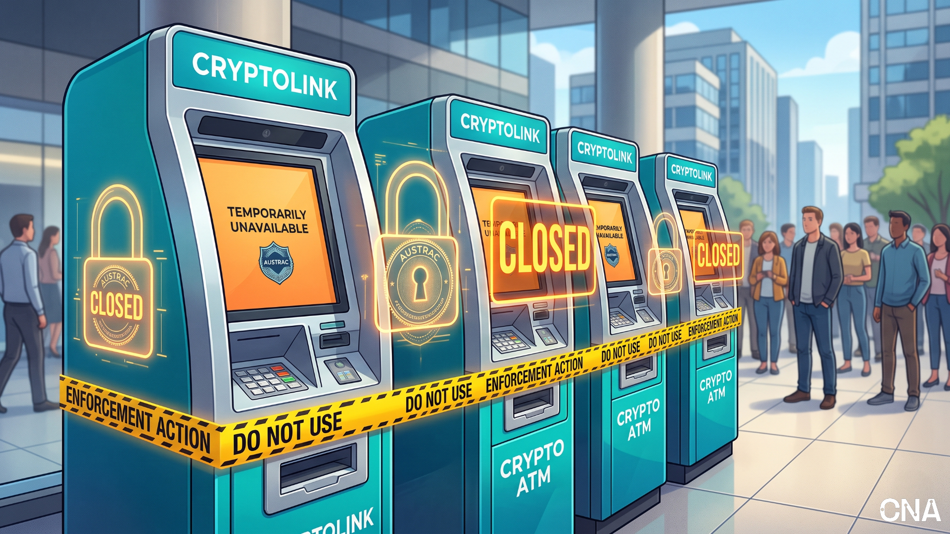 AUSTRAC Shuts Down Cryptolink's 96 Crypto ATMs Over Compliance Failures