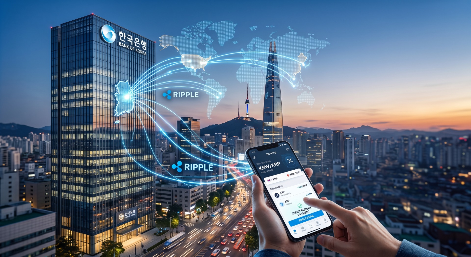 XRP Up 44% as Korean Bank Taps Ripple for Cross-Border Payments