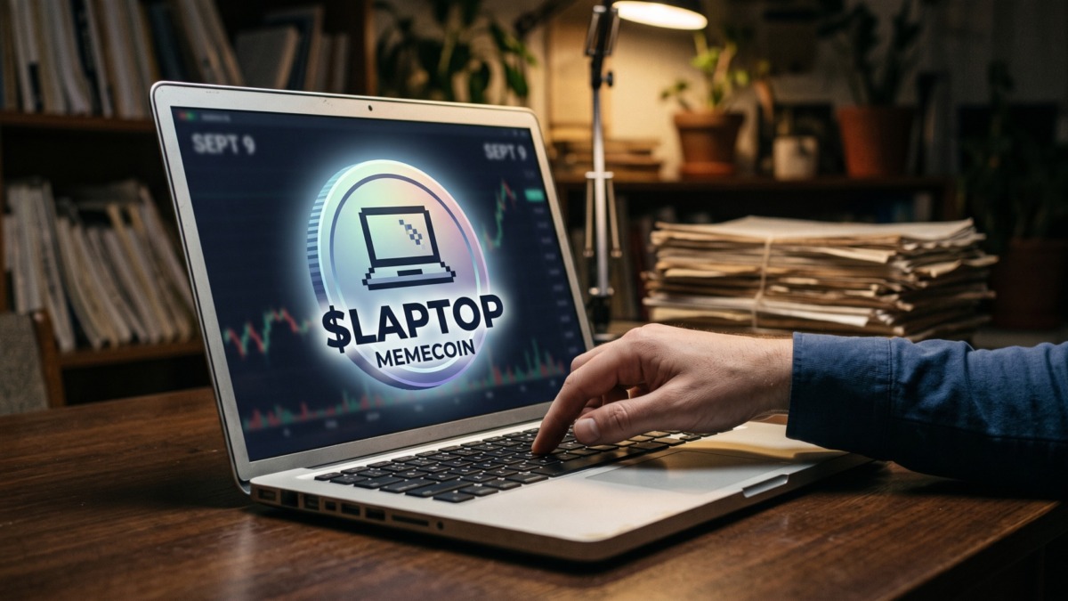 laptop memecoin